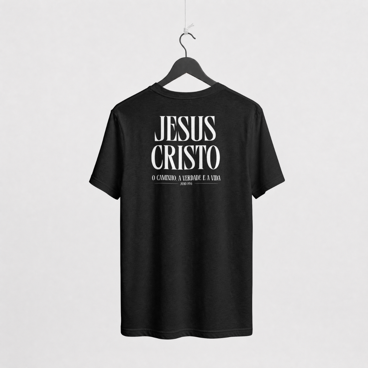 Camiseta Básica Jesus Cristo - Preta
