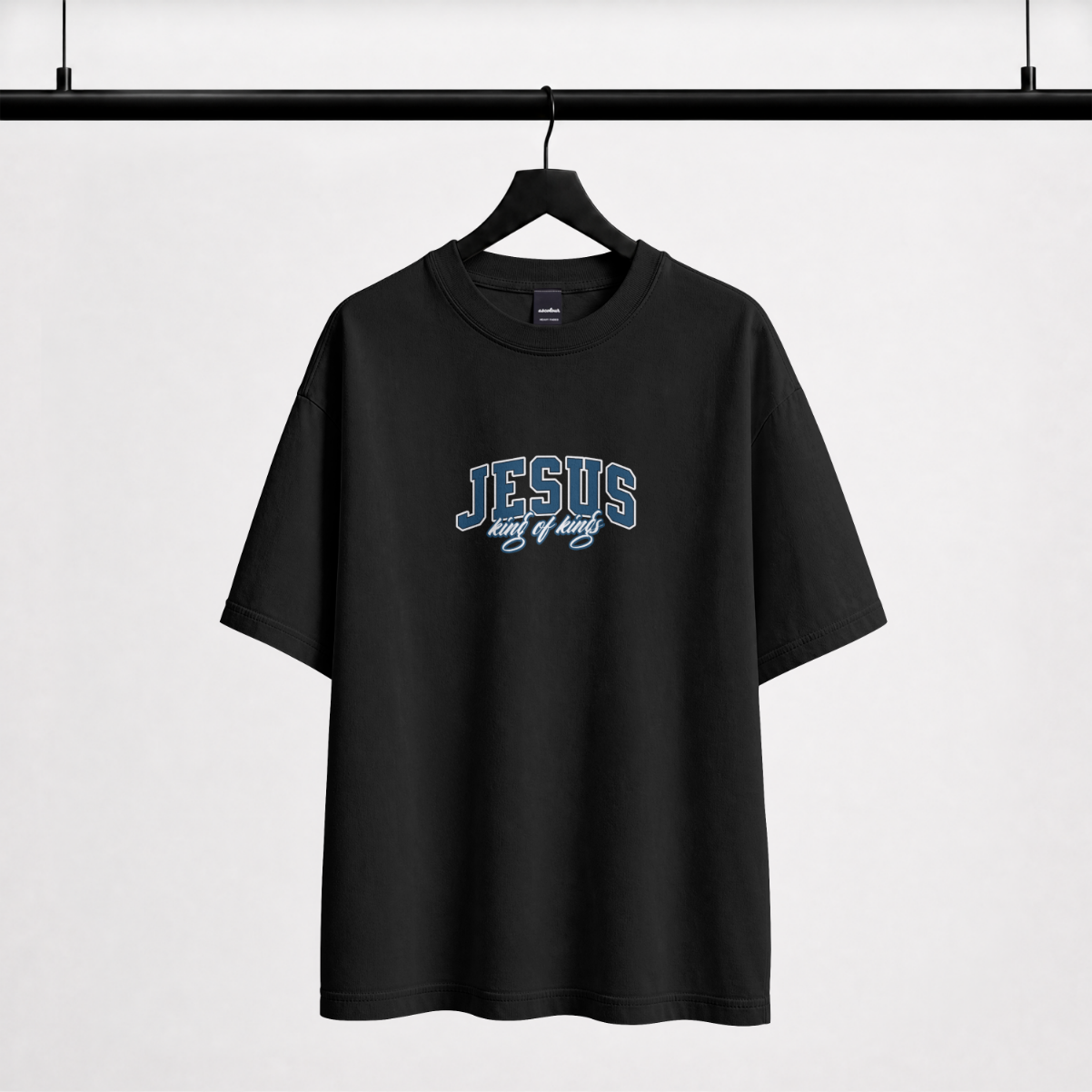 Camiseta Oversized King of Kings — Preta