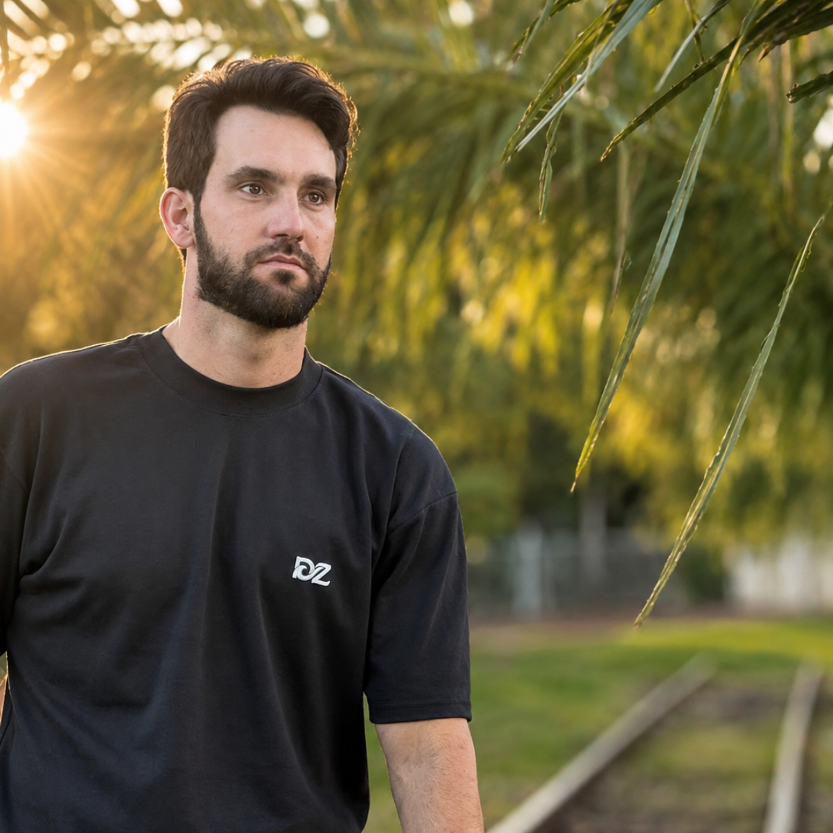 Camiseta Oversized Jesus Cristo — Preta - foto 4